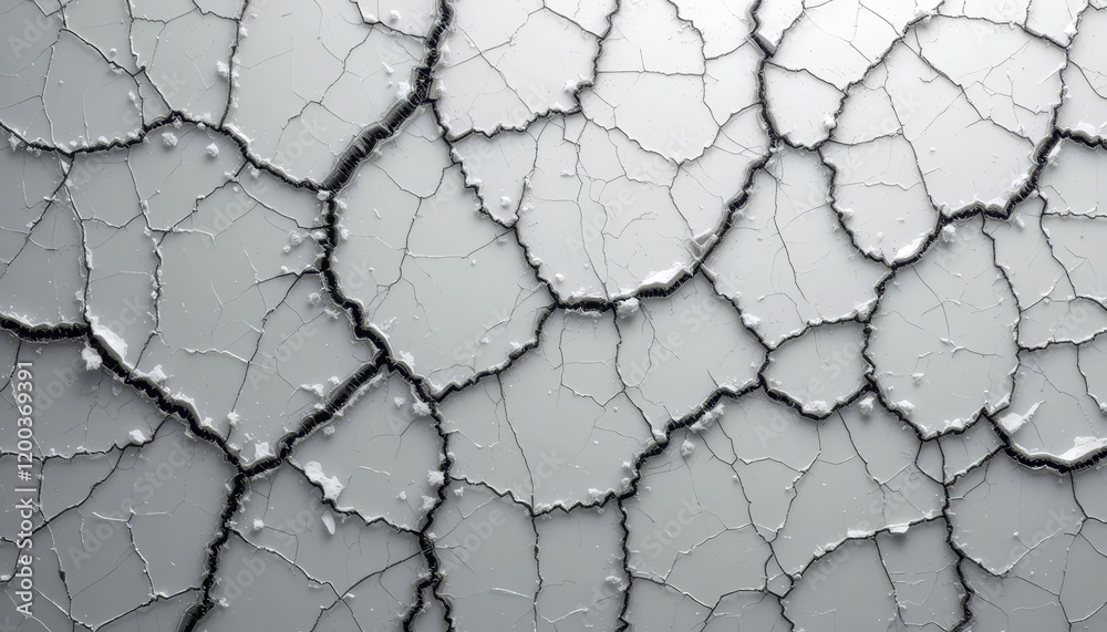 Obraz premium Cracked Dry Earth Showing Signs of Severe Drought