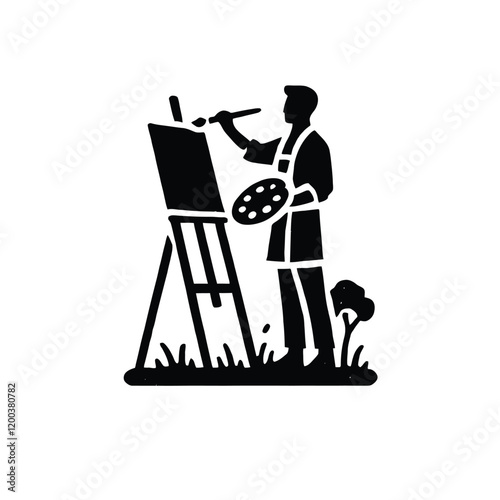 Outdoor Painting Silhouette