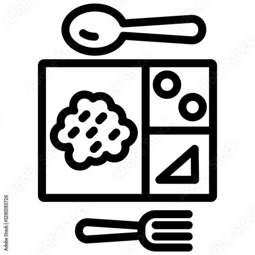 Lunch Outline Icon