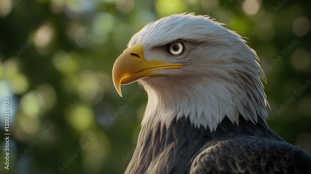 Majestic Bald Eagle Portrait: A symbol of Freedom and Power Majestic Bald Eagle Portrait: A symbol of Freedom and Power