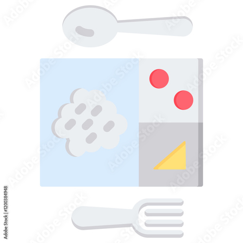 Lunch Flat Icon