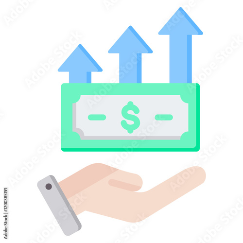 Raise Flat Icon