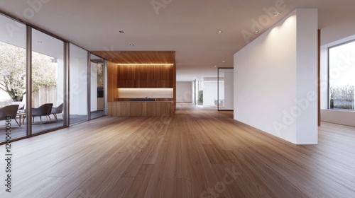 Wallpaper Mural Modern Minimalist Open Plan House Interior Design Torontodigital.ca