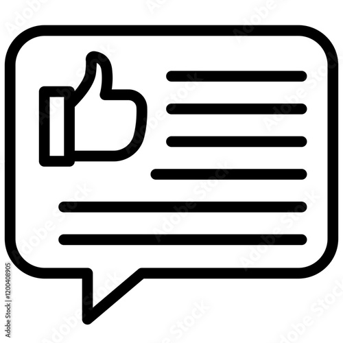 Feedback Outline Icon