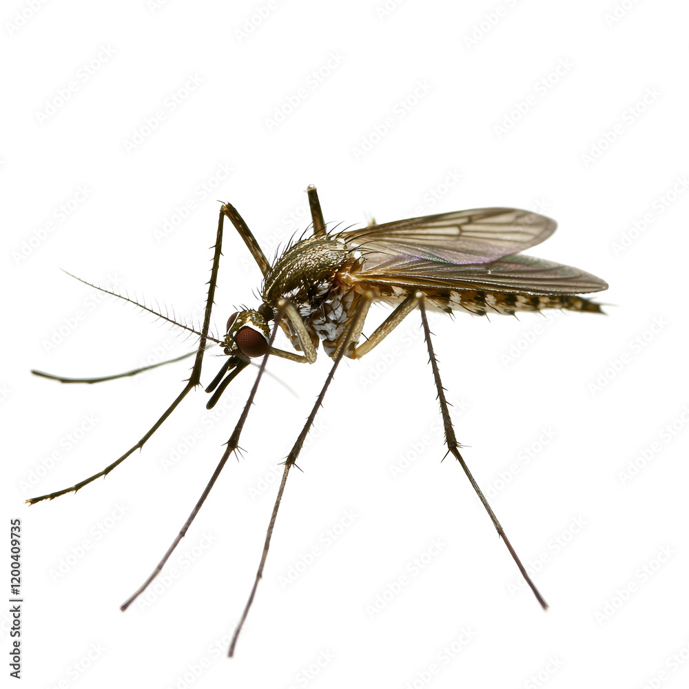 Closeup view of a mosquito on a transparent background highlighting its intricate details and anatomy, mosquito colis on transparent backgroundfile Closeup view of a mosquito on a transparent background highlighting its intricate details and anatomy, mosquito colis on transparent backgroundfile