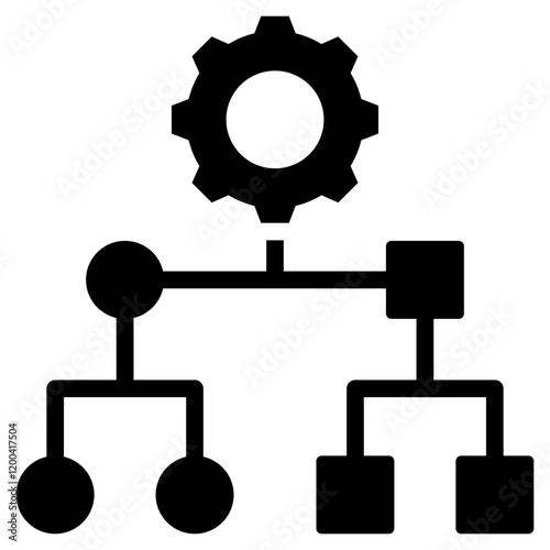 Classification Glyph Icon