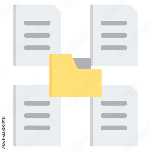 Data Collection Flat Icon