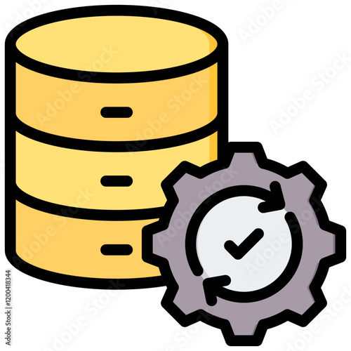 Data Recovery Outline Color Icon