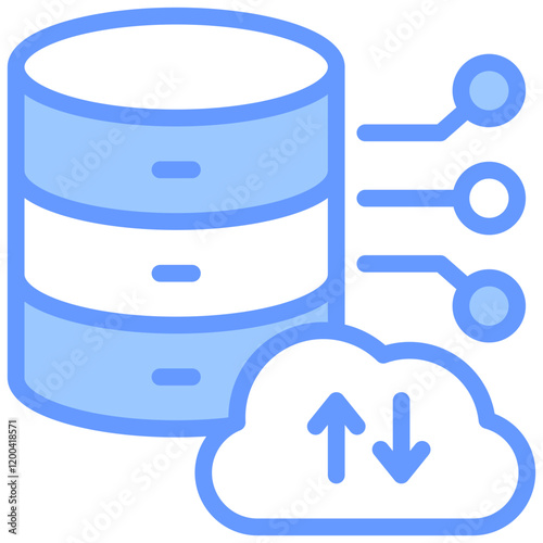 Database Blue Icon