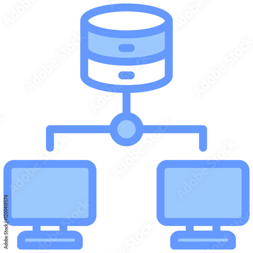 Dataset Blue Icon
