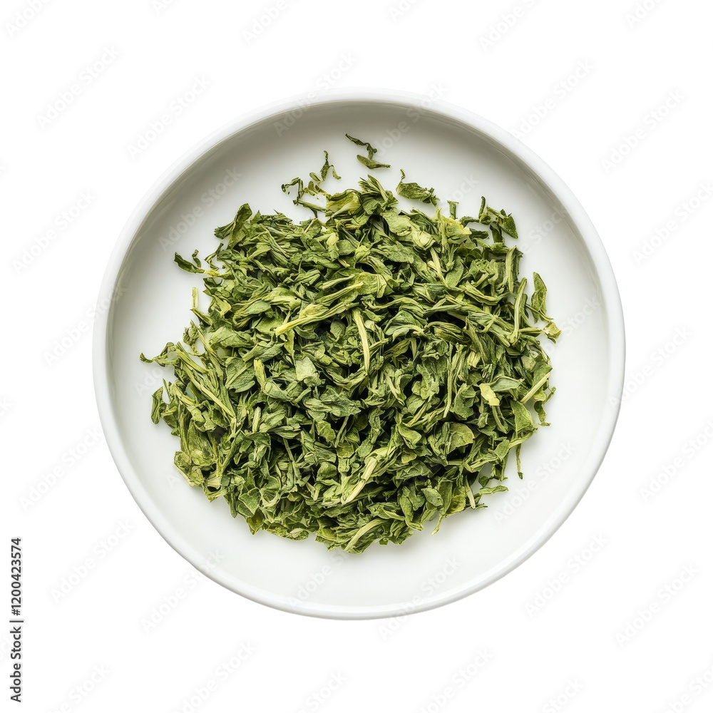 Dried organic green noodles served in a transparent plate on a smooth transparent surface, Dried organic green noodles in transparent plate on transparent background Dried organic green noodles served in a transparent plate on a smooth transparent surface, Dried organic green noodles in transparent plate on transparent background