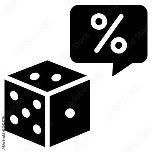 Probability Glyph Icon