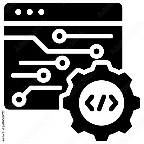 Programming Glyph Icon
