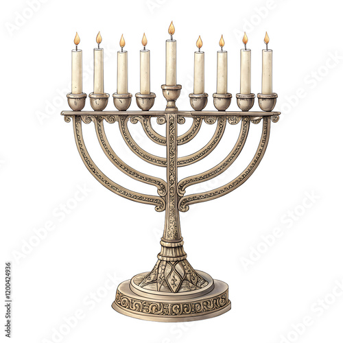 Hanukkah Judaism Religion isolated on transparent background png photo