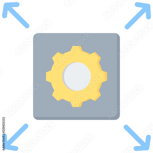 Scalability Flat Icon