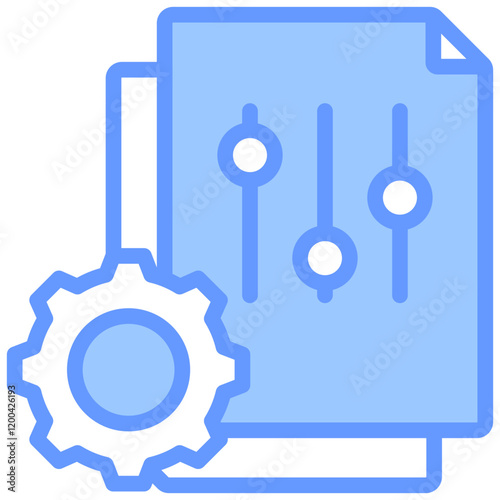 Parameter Blue Icon