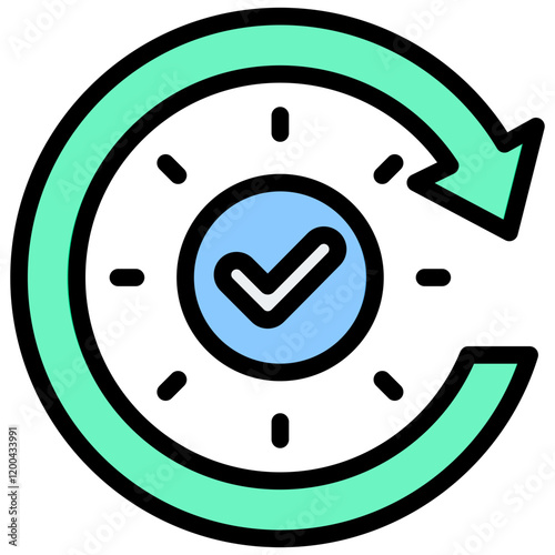 Realtime Outline Color Icon