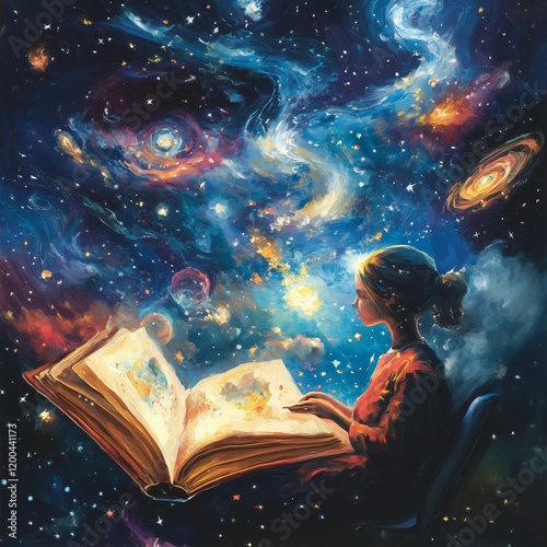 magic book with magic wand