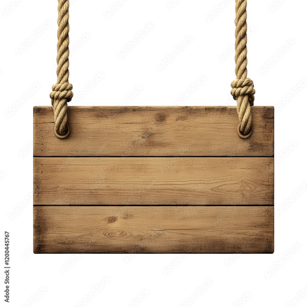 rustic wooden sign suspended by two ropes. suitable for various purposes such as advertising. decoration. or informational displays its natural texture and simplicity make it versatile for both indoor rustic wooden sign suspended by two ropes. suitable for various purposes such as advertising. decoration. or informational displays its natural texture and simplicity make it versatile for both indoor