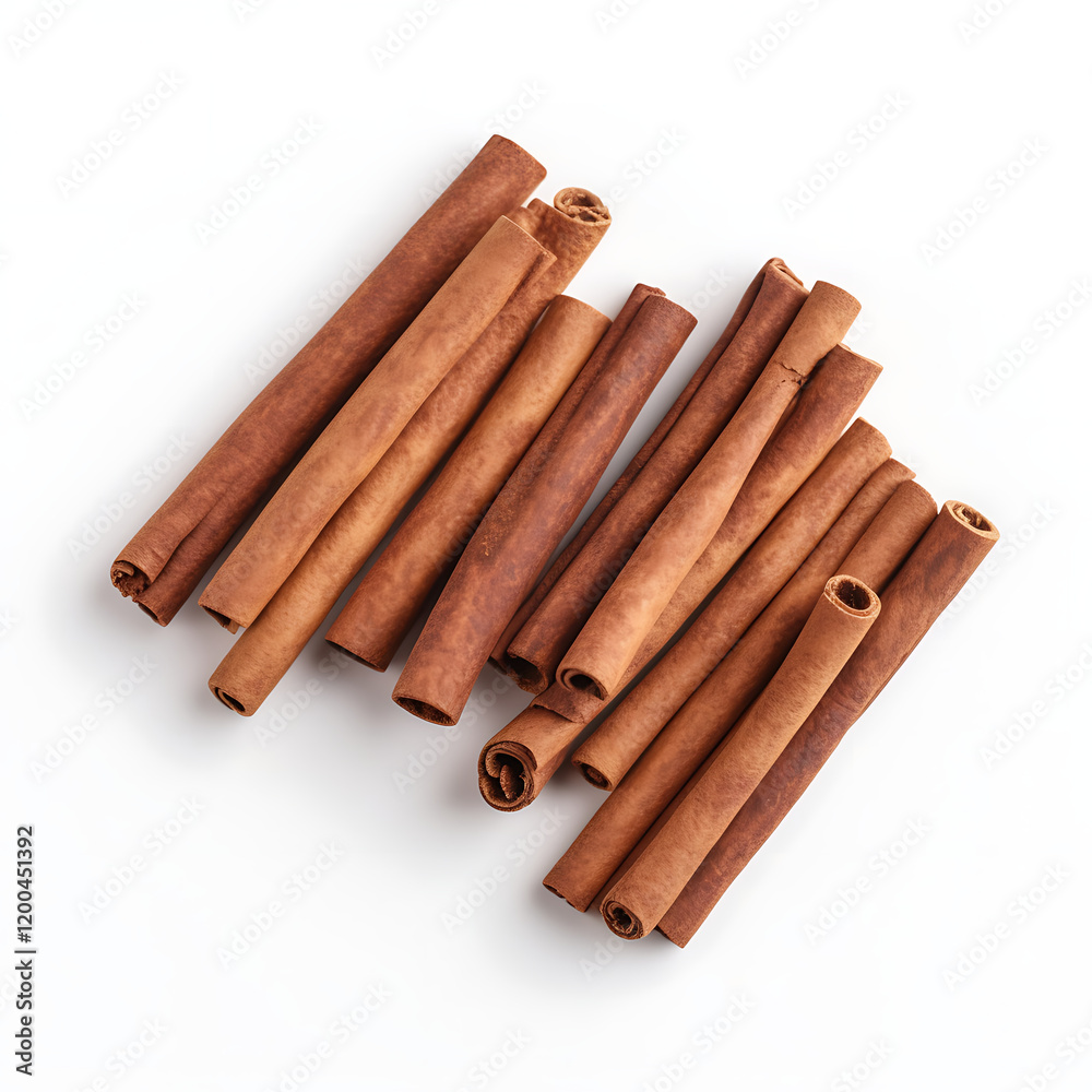 Cinnamon sticks arranged neatly, showcasing their rich brown color and texture. Perfect for culinary uses, these aromatic spices add flavor and warmth to various dishes Cinnamon sticks arranged neatly, showcasing their rich brown color and texture. Perfect for culinary uses, these aromatic spices add flavor and warmth to various dishes