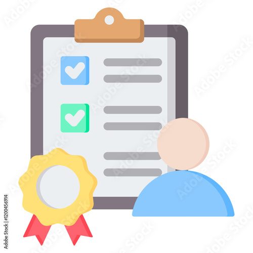 Proficiency Flat Icon