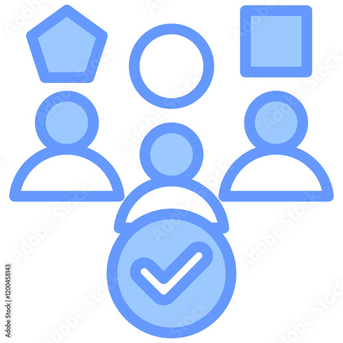 Cultural Competence Blue Icon