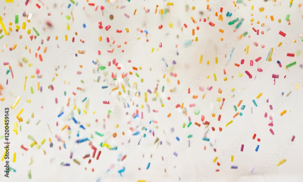 sprinkles Falling from Top to Bottom sprinkles Falling from Top to Bottom