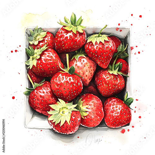 Strawberries in a Box photo