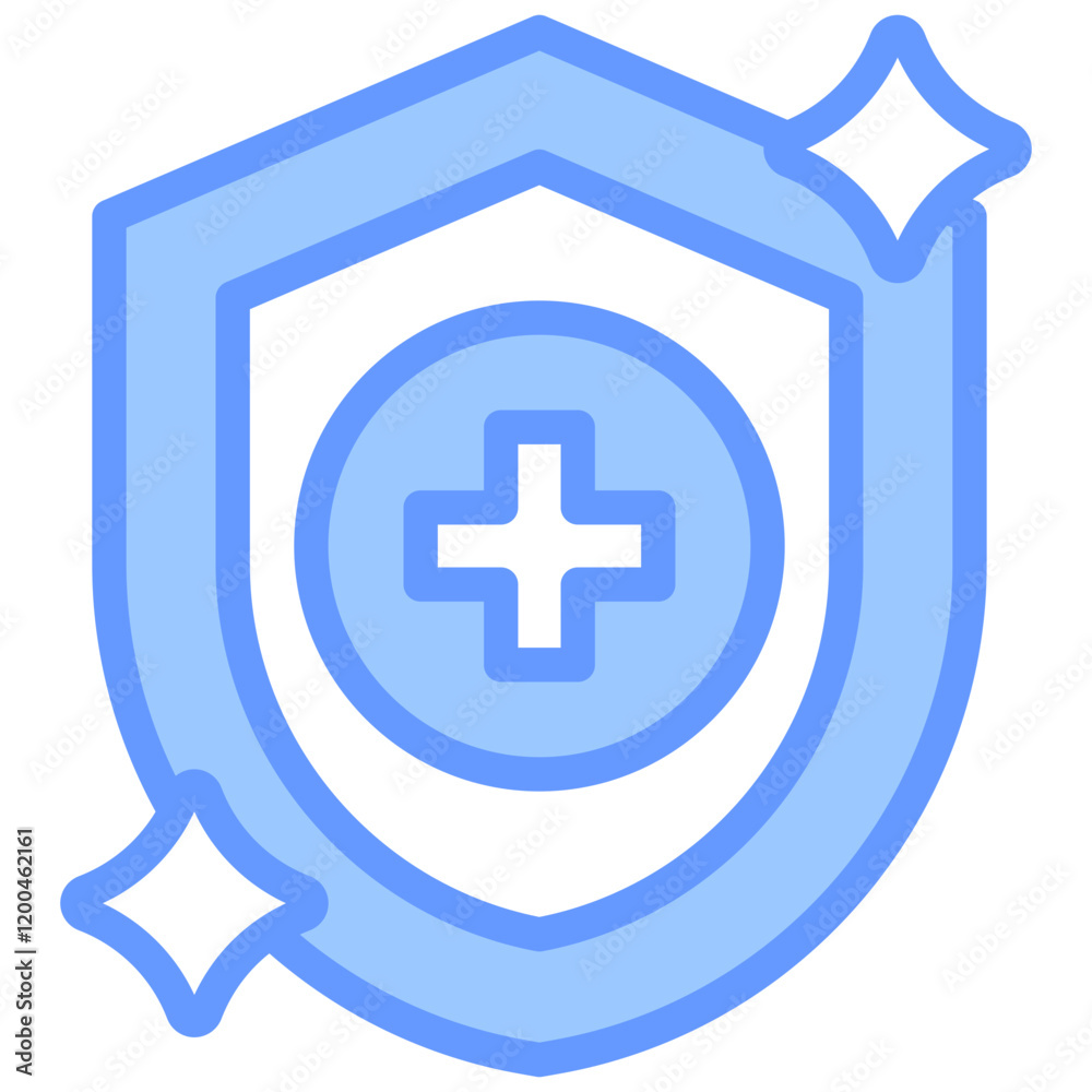 Obraz premium Hygiene Blue Icon
