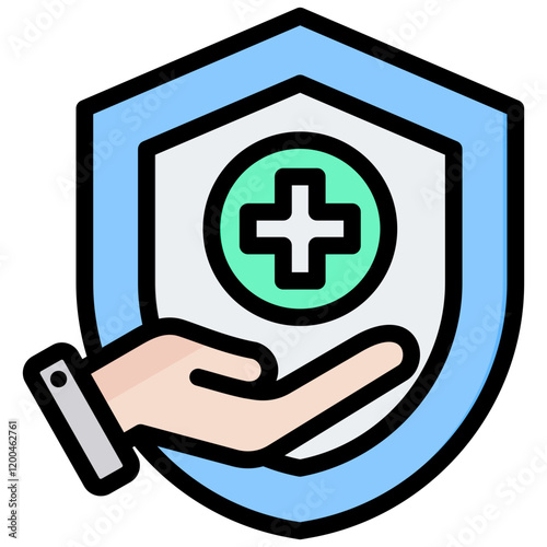 Insurance Outline Color Icon