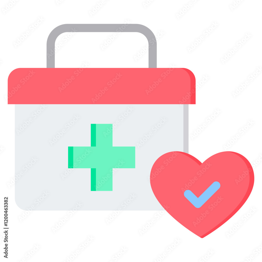 Fototapeta premium Medicare Flat Icon