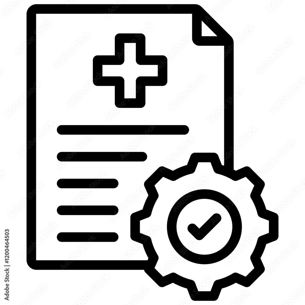 Evidence Based Practice Outline Icon Evidence Based Practice Outline Icon