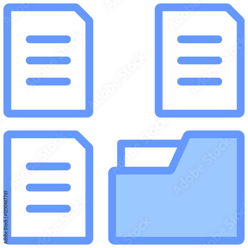 Documentation Blue Icon