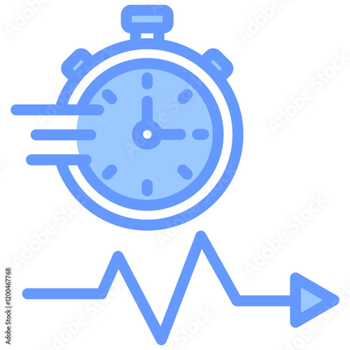 Dynamic Blue Icon
