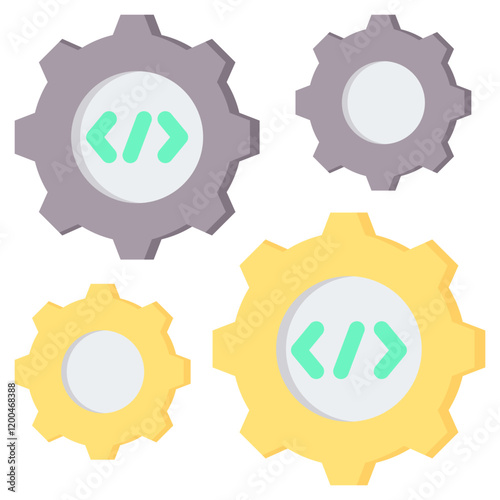 Component Flat Icon