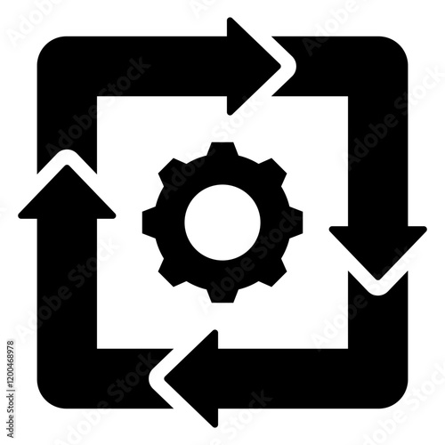 Iteration Glyph Icon