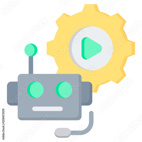 Rpa Flat Icon