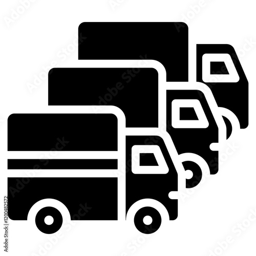 Fleet Glyph Icon