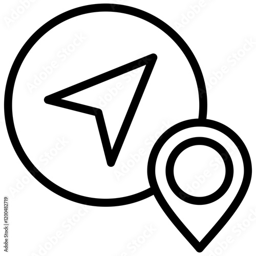 Navigation Outline Icon