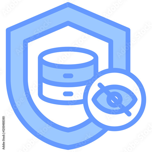Privacy Blue Icon
