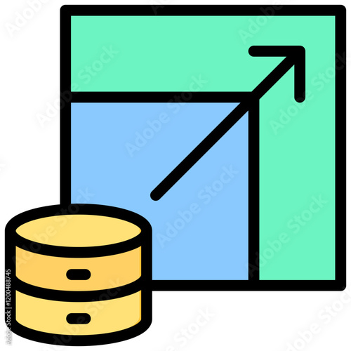 Scalability Outline Color Icon