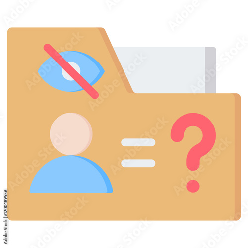 Anonymization Flat Icon