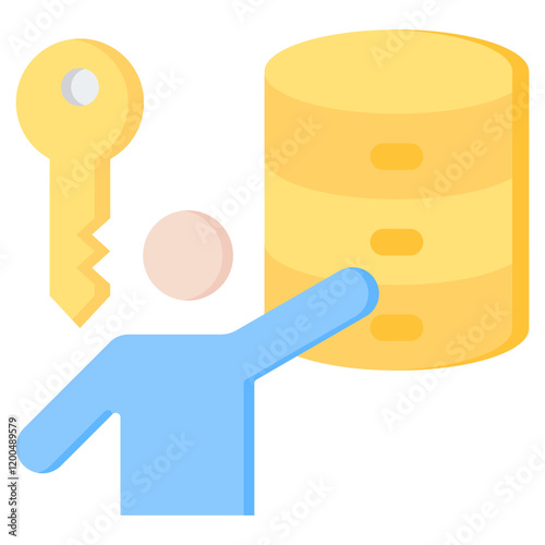 Data Owner Flat Icon