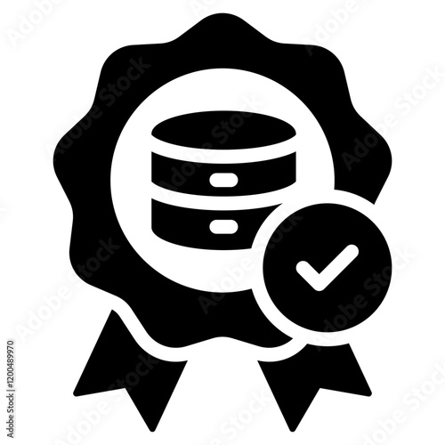 Data Quality Glyph Icon