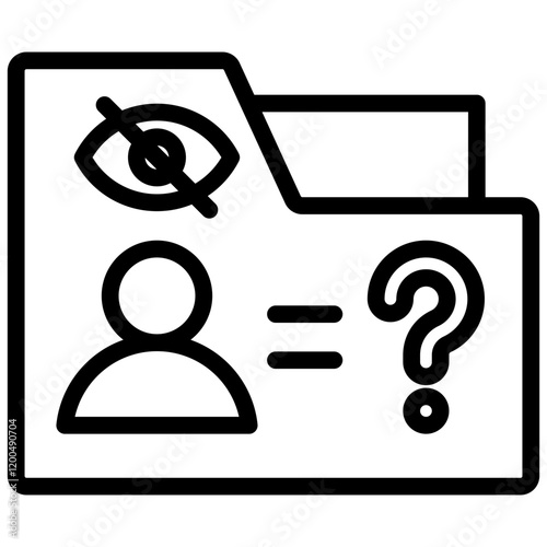 Anonymization Outline Icon