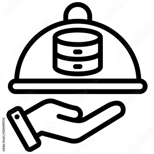Data Steward Outline Icon