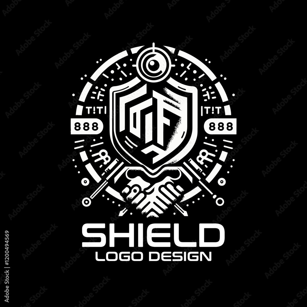 Fototapeta premium Shield Vector Logo Design