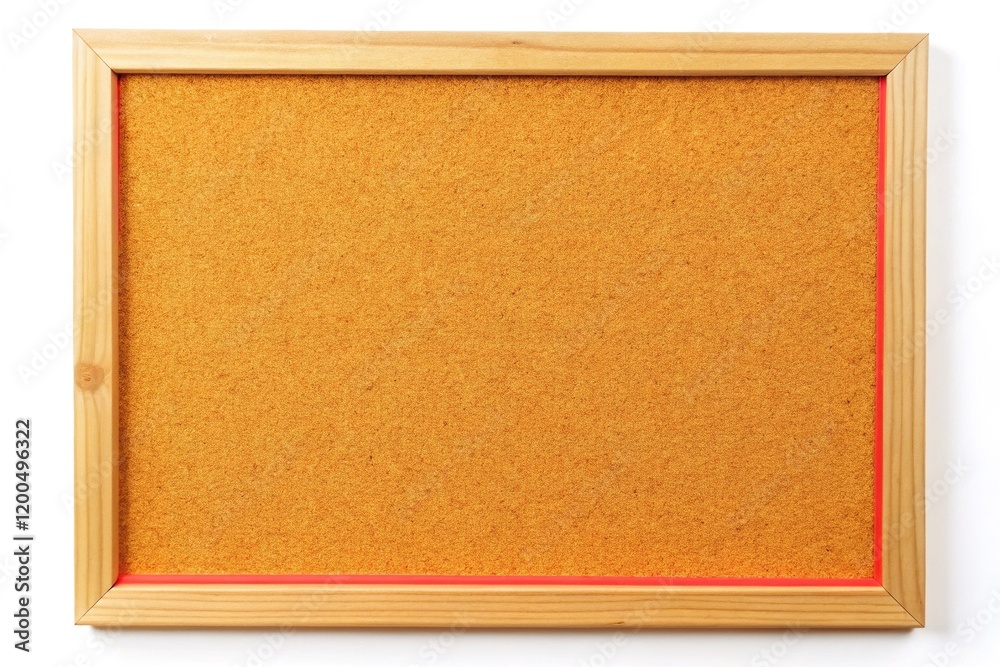 Fototapeta premium Empty Office Corkboard Template - Modern Workspace Design