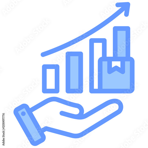 Sales Blue Icon