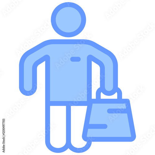 Consumer Blue Icon